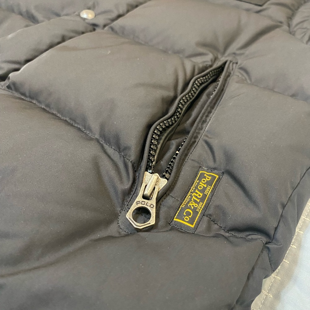 Polo by Ralph Lauren Black Puffer Vest - Picture 3 of 6